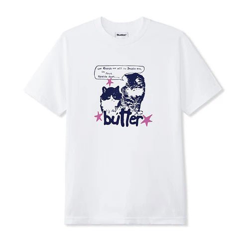 Butter Goods - Upside Down Tee - White