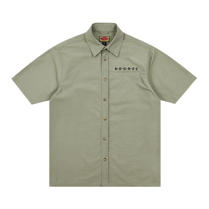 Bronze 56k - Ripstop Button Up - Grey