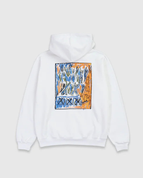 Polar Skate Co. - Campfire Hoodie - White