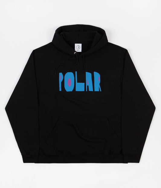 Polar Skate Co. - Cut Logo Hoodie - Black