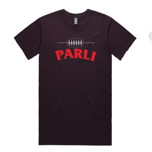 Parliament - Lace Logo Tee - Plum