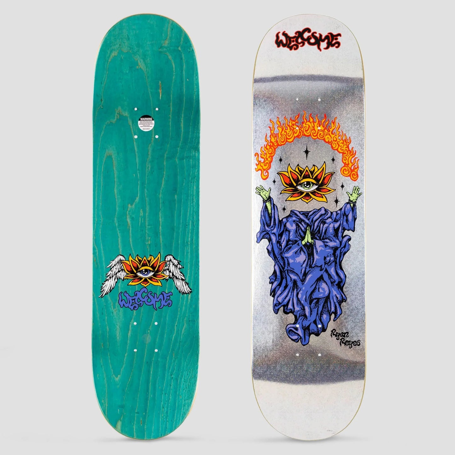 Welcome Skateboards - Rebirth - Glitter Prism Foil 8.5"