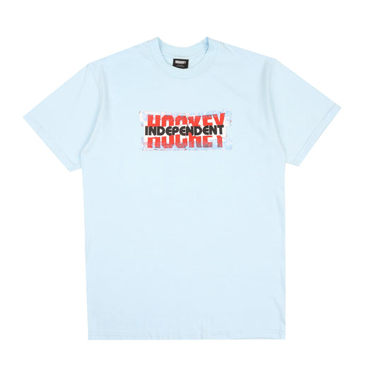 Hockey X Independent - Decal Tee - Light Blue