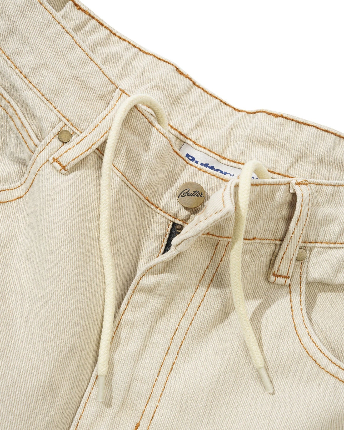 Butter Goods - Weathergear Denim Shorts - Washed Khaki