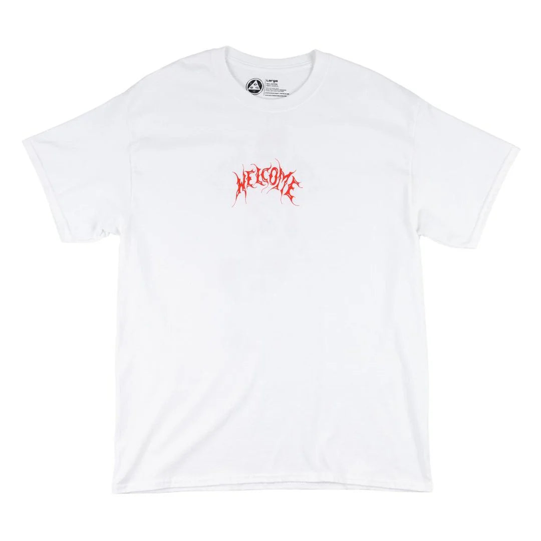 Welcome Skateboards - Angel Tee - White