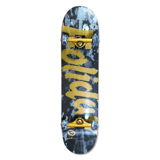 Holiday - Tie Dye - Complete Black with gold foil (7.25 MINI) - Parliamentskateshop