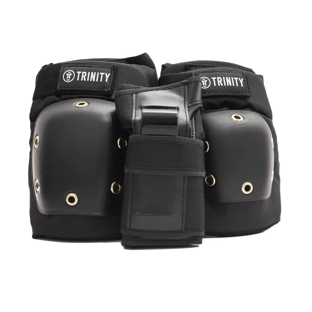 Trinity Pads Pack - Youth Size (Black) - Parliamentskateshop