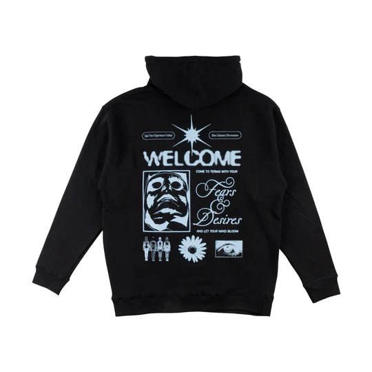 Welcome Skateboards - DESIRE HOODIE - BLACK - Parliamentskateshop